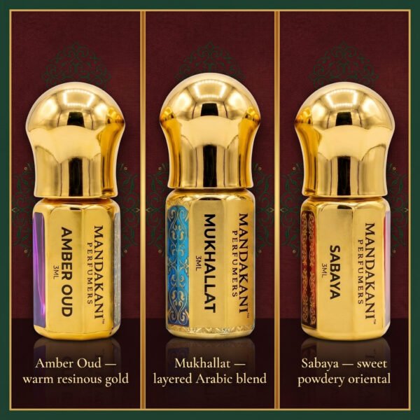 AMBER OUD mukhallat sabaya attar perfume