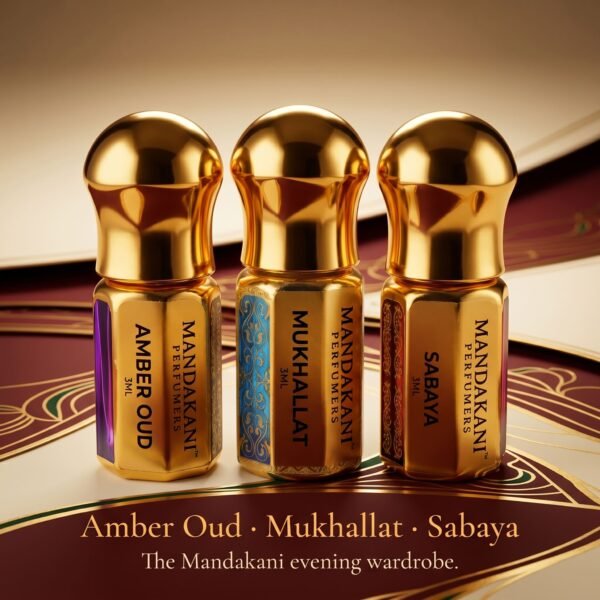AMBER OUD mukhallat sabaya attar perfume
