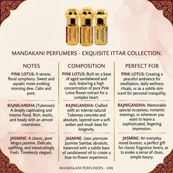 rose rajnigandha pink lotus attar rose rajnigandha pink lotus attar