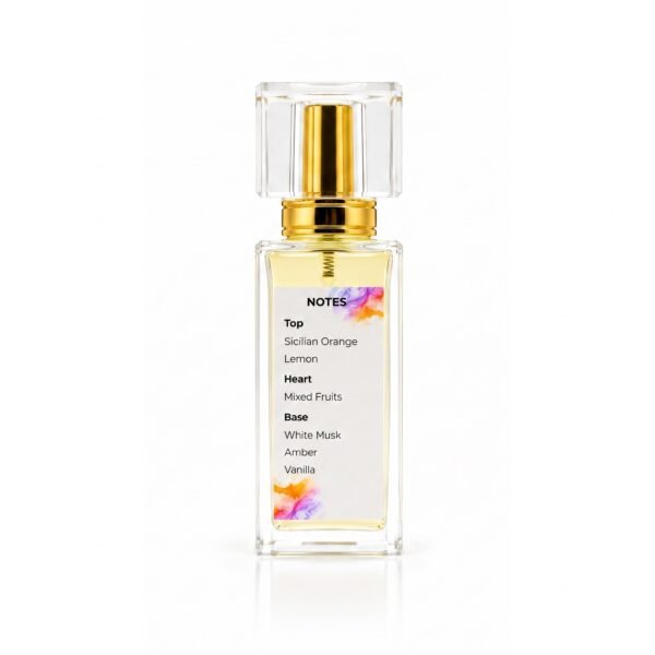 Tropical Eden Perfume notes with citrus fruits and vanilla