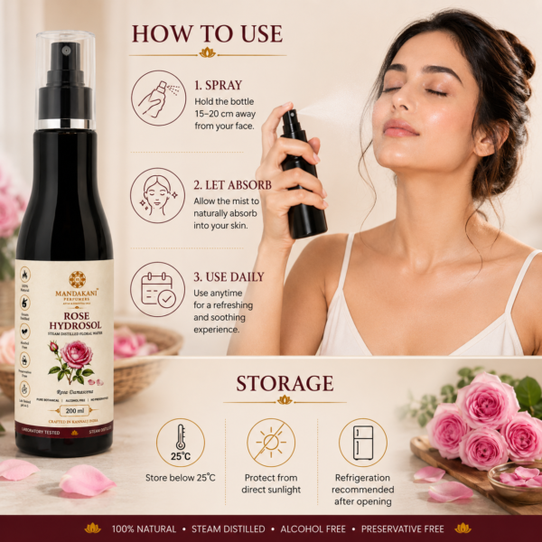 how to use and storage gulab jal