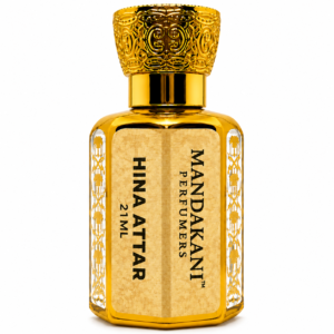 Mandakani Hina Attar – Traditional Kannauj Mehndi Ittar 21ML Mandakani Hina Attar 21ML – pure natural alcohol-free Mehndi Ittar from Kannauj